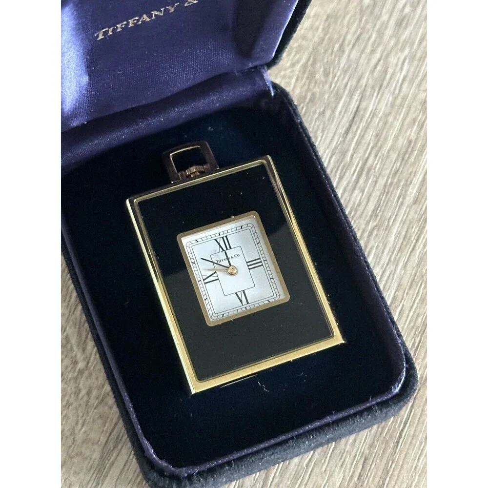 Vintage Tiffany & Co. Swiss Made Travel Clock